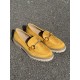Mocassins Moutarde