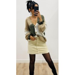 Gilet Camille Kaki