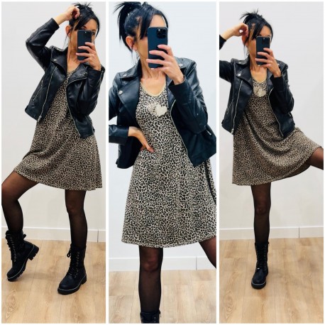 Robe leo coeur gold