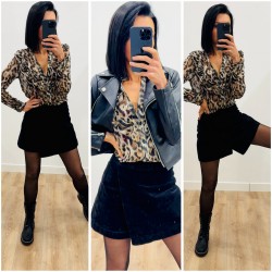 Jupe Short velours