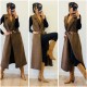 Manteau sans manches choco