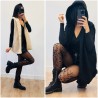 Moumoute noire sans manches
