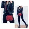 Sac bandoulière bordeaux