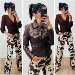 Veste chocolat