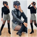 Collants voile noir
