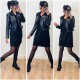 Robe polo noire