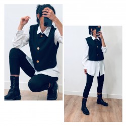 Longue chemise blanche