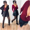 Jupe short simili