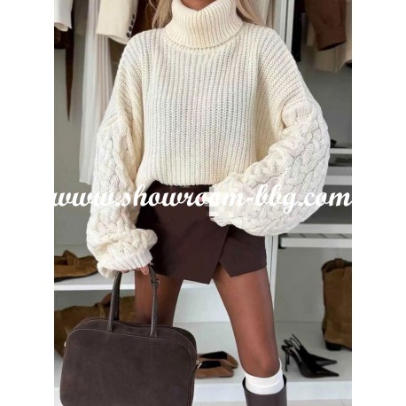 Mon gros pull beige