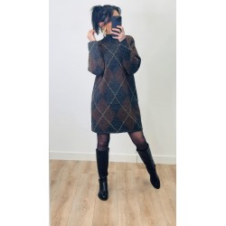 Robe pull jacquard