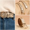 Ceinture tresse Gold
