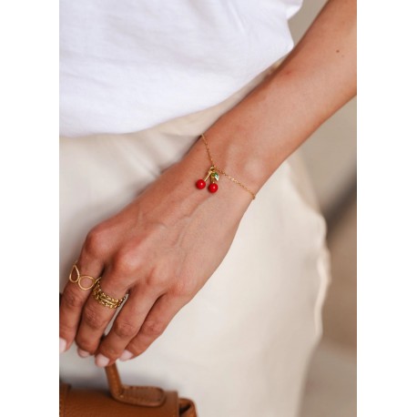 Bracelet cerises