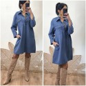 Robe en jeans