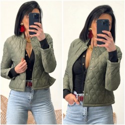 Veste matelassée kaki