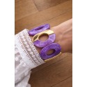 Bracelet elastique violet