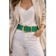 Ceinture élastique Ines verte