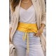 Ceinture kimono jaune
