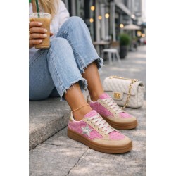Baskets Gazou étoile pink