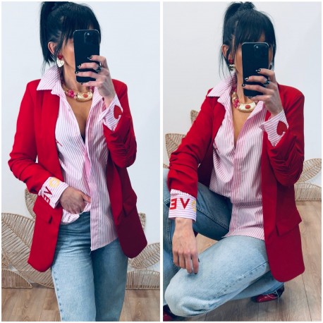 Blazer Rouge