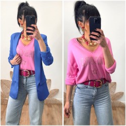 Top molletoné J'Adore