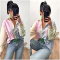 Chemise à rayures multi