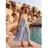 Jupe Antibes bleu