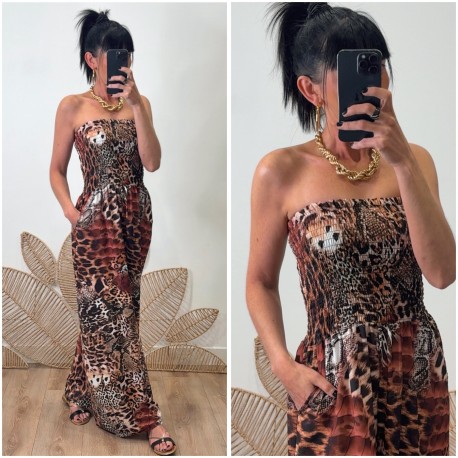 Combi bustier animal