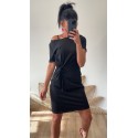 Robe noire à nouer