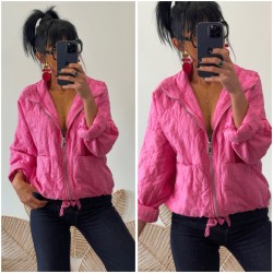 Veste matelassée rose