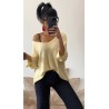 Top chauve souris jaune