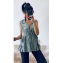 Top Ambre kaki