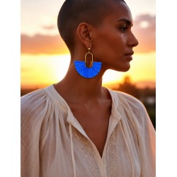 Boucles Ines bleu