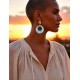 Boucles Oly turquoise