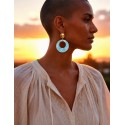 Boucles Oly turquoise