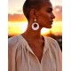 Boucles Oly rose