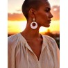 Boucles Oly rose