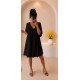 Robe fluide dos dentelle