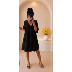 Robe fluide dos dentelle