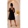 Robe fluide dos dentelle