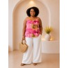 Top Tie and Dye rose Belle taille