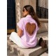 Chemise Coeur rose