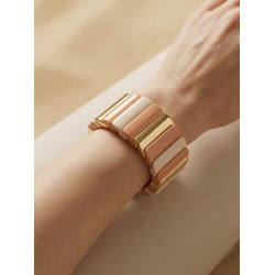Bracelet elastique rose