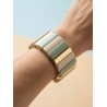 Bracelet elastique vert