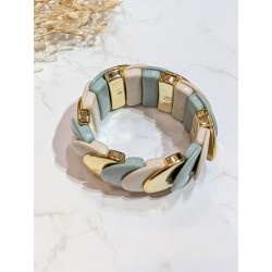 Bracelet elastique pétales