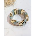 Bracelet elastique pétales