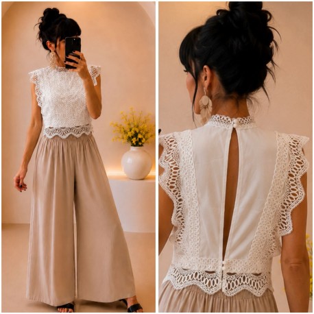 Top blanc Camille