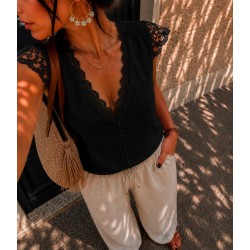 Blouse noire Lola