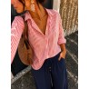 Chemise rayée rouge