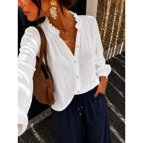 Chemise blanche coton