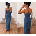 Robe bustier jeans